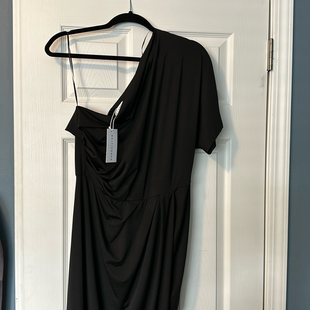 baltic born addison one shoulder formal dress